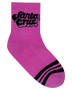 Santa Cruz Groovy Stack Mid Sock 2 Pack - Black/Pink