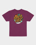 Santa Cruz Space Dot Rocket Short Sleeve Tee - Maroon