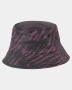 Santa Cruz Not A Dot Hollow Reversible Bucket Hat - Maroon Tdye/Black