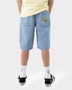 Santa Cruz Space Rocket Stack Jean Short - Mid Blue