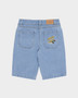Santa Cruz Space Rocket Stack Jean Short - Mid Blue