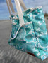 Flock Beach Bag - Aqua OSFM