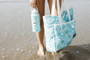Flock Beach Bag - Aqua OSFM