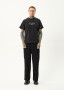 Afends Spinal Boxy Fit Tee - Stone Black