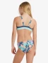 Roxy Girls 8 - 16 Active Floral RG Crop Top Set - Vintage Indigo Tropical Advent