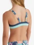Roxy Girls 8 - 16 Active Floral RG Crop Top Set - Vintage Indigo Tropical Advent