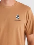 Volcom Corp SS Tee - Vintage Brown
