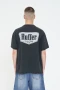 Huffer Block Tee 220/Ridge - Washed Black