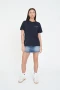 Huffer Classic Tee 170/Florette - Navy