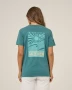 Salty Crew Rise and Smile BF Tee - Teal