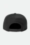 Brixton Oath III Snapback - Black OSFM