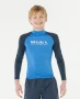 Rip Curl Boys Shock UPF L/S - Blue Gum