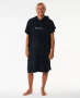 Rip Curl Brand Hooded Towel - Black/Grey