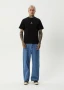 Afends Burnin Retro Tee - Black