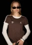 Afends Hellbound Raglan Tee - Coffee