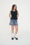 Huffer Lin-In Bridget Top - Black
