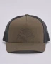The Mad Hueys Letter Youth Twill Trucker - Olive OSFM