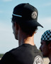 The Mad Hueys Checker Hueys Twill Trucker - Black OSFM