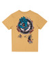Santa Cruz Roskopp Screaming Target Centre Tee - Tan