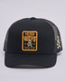 The Mad Hueys Caught FK Skull Twill Trucker - Black OSFM