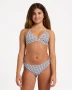 Billabong Girls Gingham Crush Tri Set - Black/White