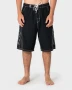 Rusty Tombstones Hybrid Waist Boardshort - Black