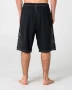 Rusty Tombstones Hybrid Waist Boardshort - Black