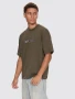 Thrills Paradise Built Oversize Crop Tee - Olive Knight