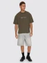 Thrills Paradise Built Oversize Crop Tee - Olive Knight
