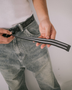 Rusty Flip Daddy Elastic Webbing Belt - Black