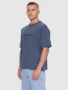 Thrills Primitive Thrills Oversize Box Crop Tee - Heritage Navy
