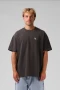 RPM Sanded OS Tee - Charcoal