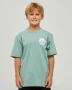 The Mad Hueys Checker Hueys Youth SS Tee - Seafoam