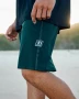 The Mad Hueys Send It 18" Boardshort - Pine Green