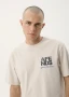Afends Funnel Retro Tee - Moonbeam