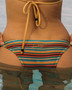 Rusty Barbara Stripeson Midi Bikini Bottom - Barbara Stripe
