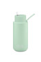 Frank Green 34oz SS Ceramic Reusable Bottle Mint Gelato with Straw Lid