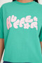 Huffer Boxy Crop Tee 220/Optimistic - Clover