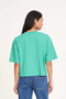 Huffer Boxy Crop Tee 220/Optimistic - Clover