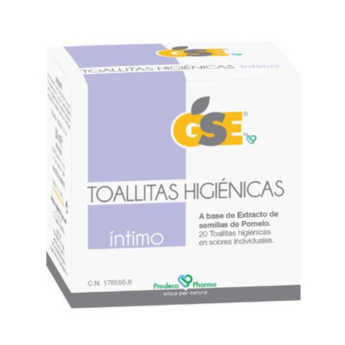 Gse íntimo 20 toallitas higiénicas