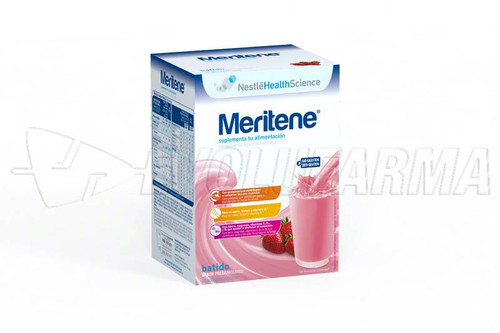 Meritene batidos fresa. 15 sobres de 30 g.