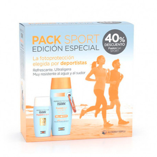 Pack sport fotoprotector isdin fusión SPF50+ gel