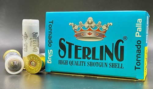 12 Gauge Sterling Tornado Slug Competition Series 2-3/4" 24gr 100rds - Veteran Owned & Operated - FREE SHIPPING on ORDERS OVER $200!