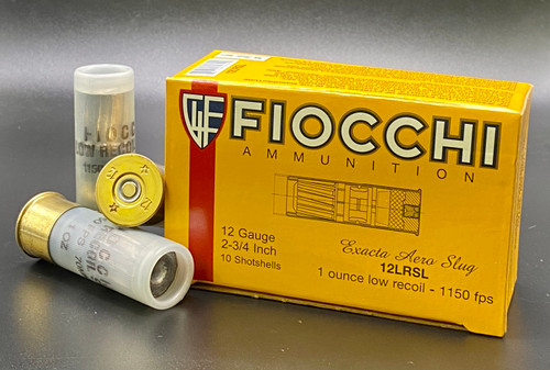 12 Gauge Fiocchi Extra Aero Slug 2-3/4" 1 Oz. Low Recoil 10rds - Veteran Owned & Operated - FREE SHIPPING on ORDERS OVER $200!