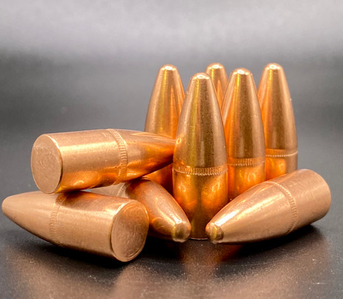 375 Cal (.375") DIA 250gr Copper Metal Jacket Spitzer 100rds - Veteran Owned & Operated - FREE SHIPPING on ORDERS OVER $200!