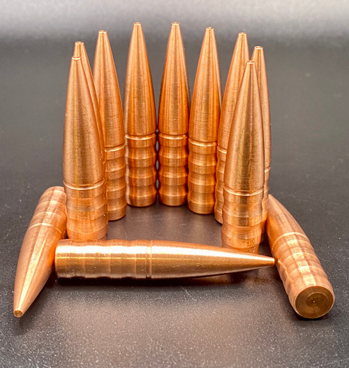 .338" Dia. 255gr Solid Copper Bullets 100rds - Veteran Owned & Operated - Made in Texas