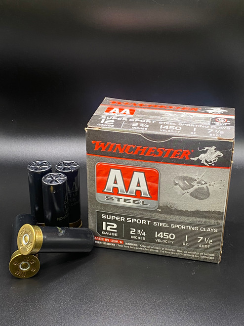 12 Gauge Winchester AA Steel 2-3/4" 7.5 25rds - Veteran Owned & Operated - FREE SHIPPING on ORDERS OVER $200!