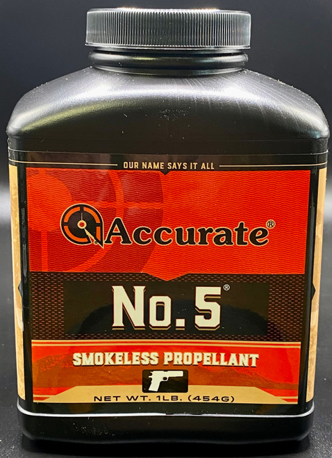 Accurate No. 5 Smokeless Powder 1 lb. - Veteran Owned & Operated - Made in Texas