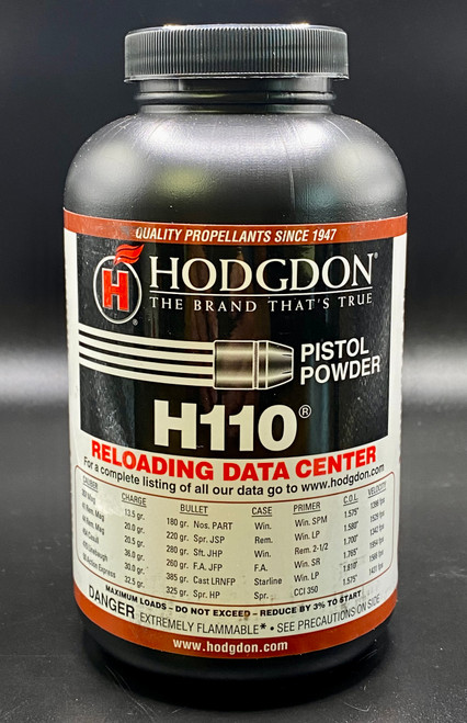 Hodgdon H110 Smokeless Powder 1 lb. - Veteran Owned & Operated