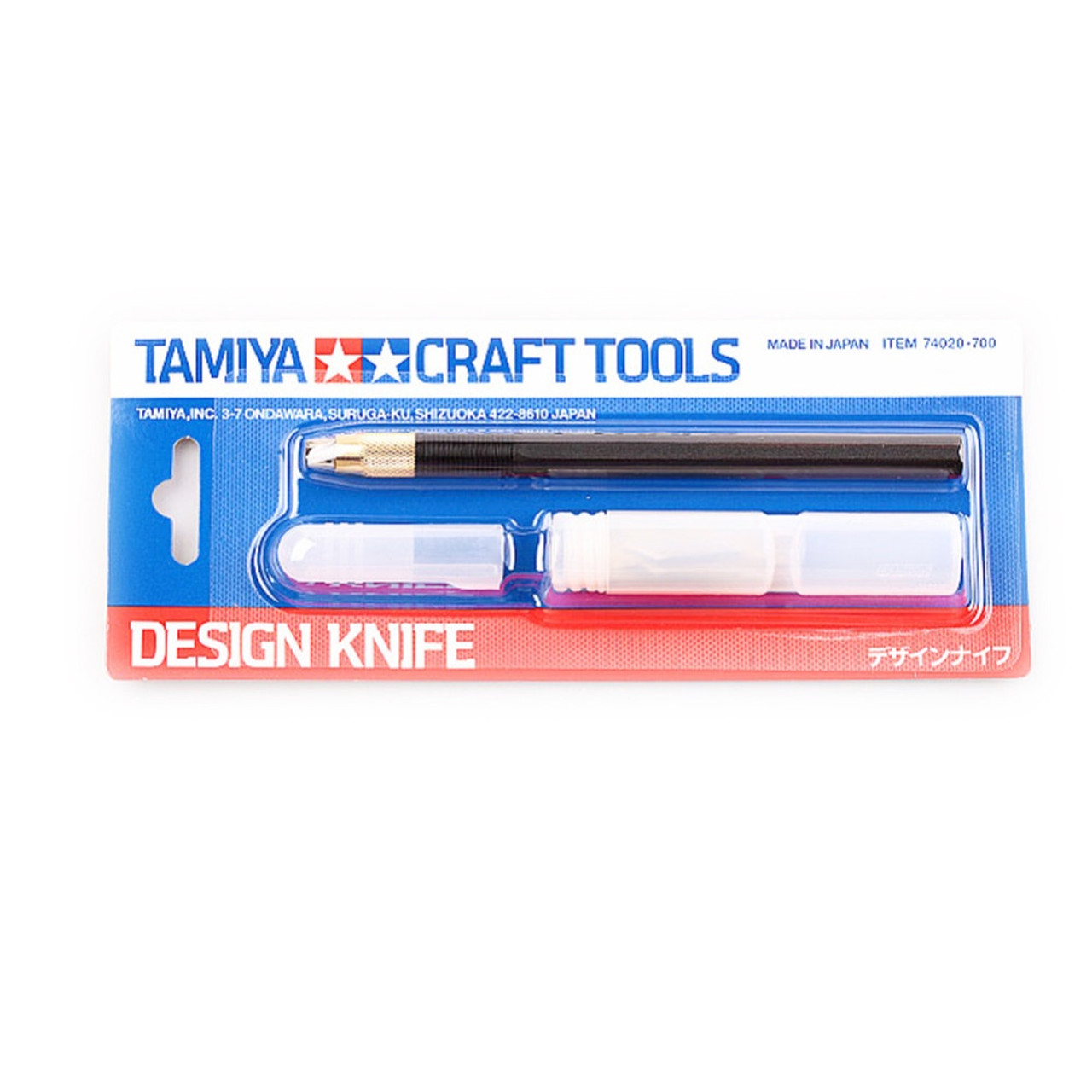Hobby　Knife　Tamiya　Blades　[74020]　Design　w/Spare　Station